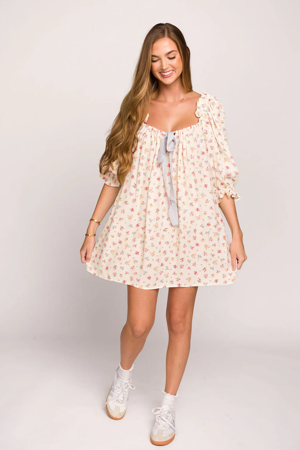Darling Mini Dress in Country Bloom - Image 12