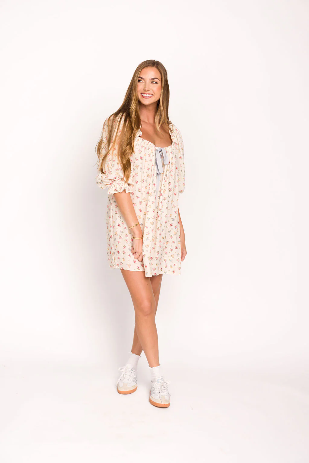 Darling Mini Dress in Country Bloom - Image 3