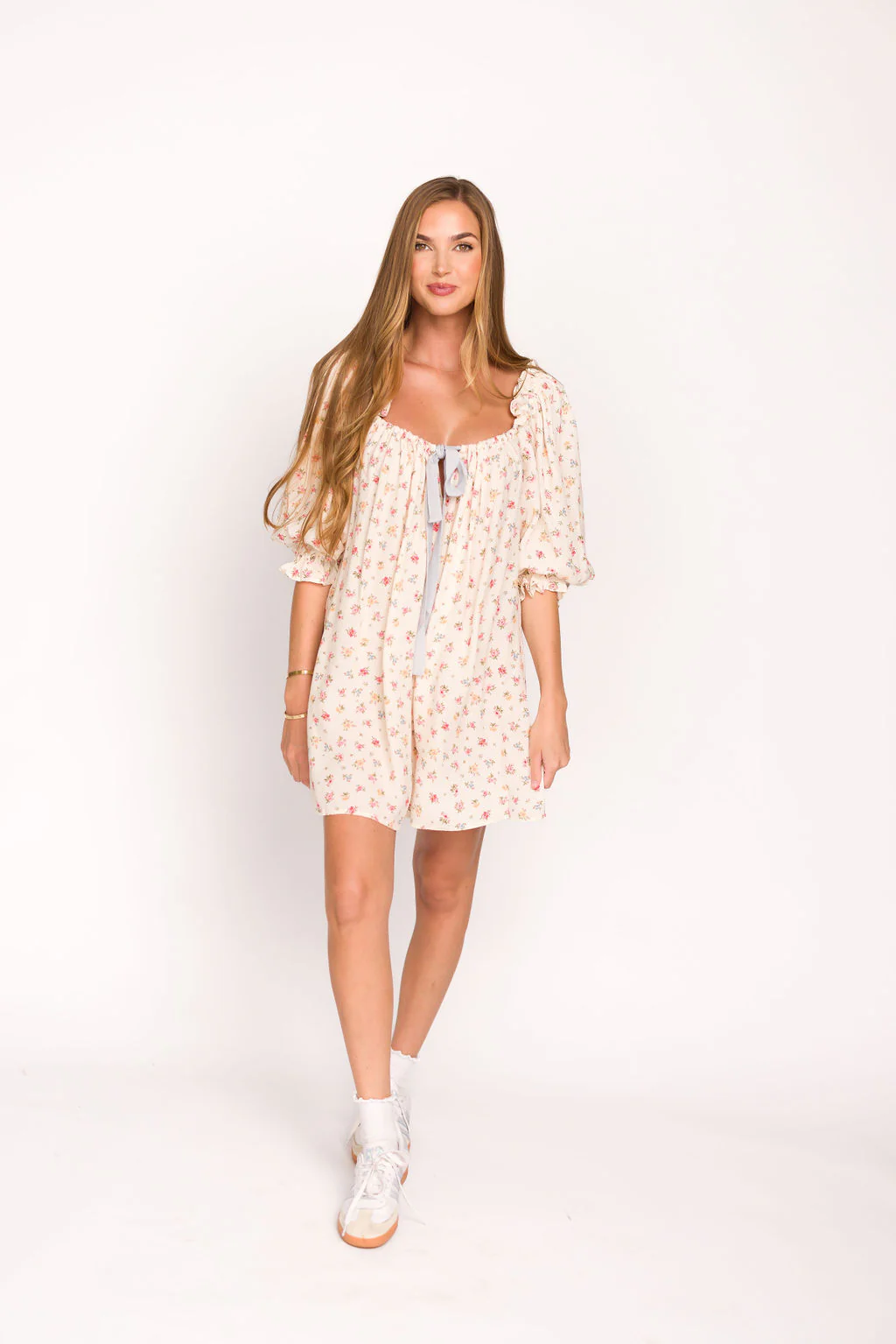 Darling Mini Dress in Country Bloom - Image 4