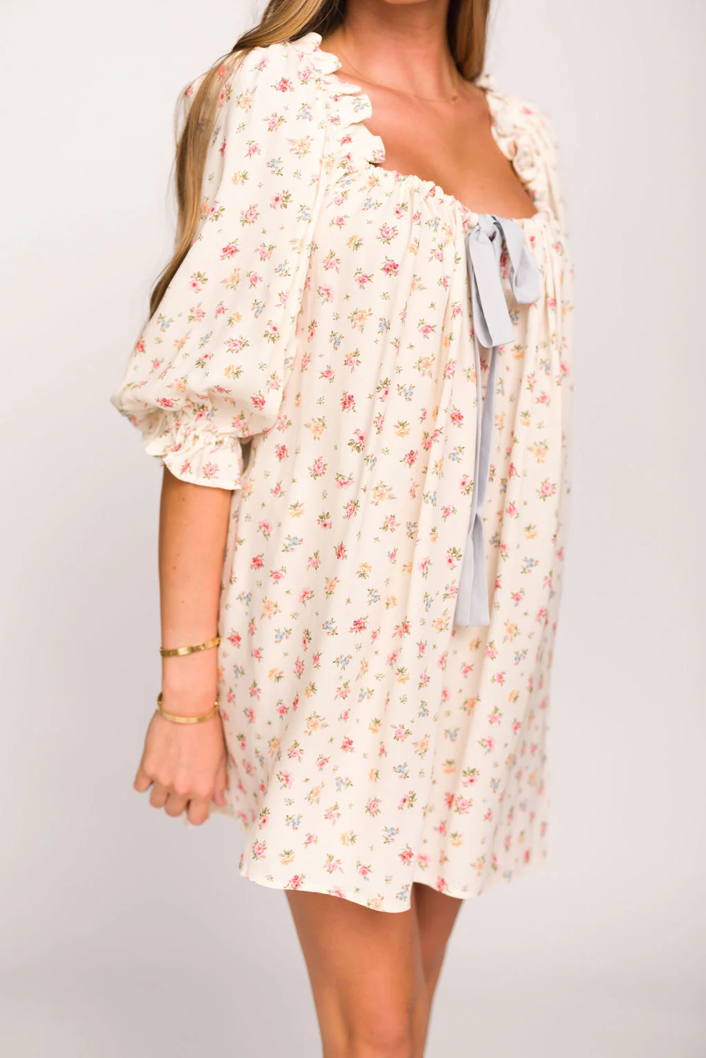 Darling Mini Dress in Country Bloom - Image 6