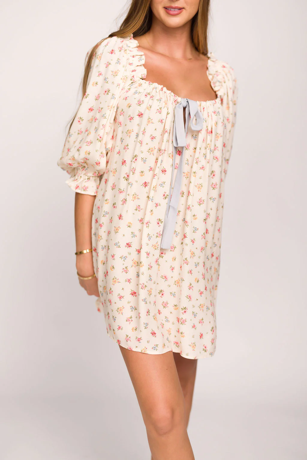 Darling Mini Dress in Country Bloom - Image 7