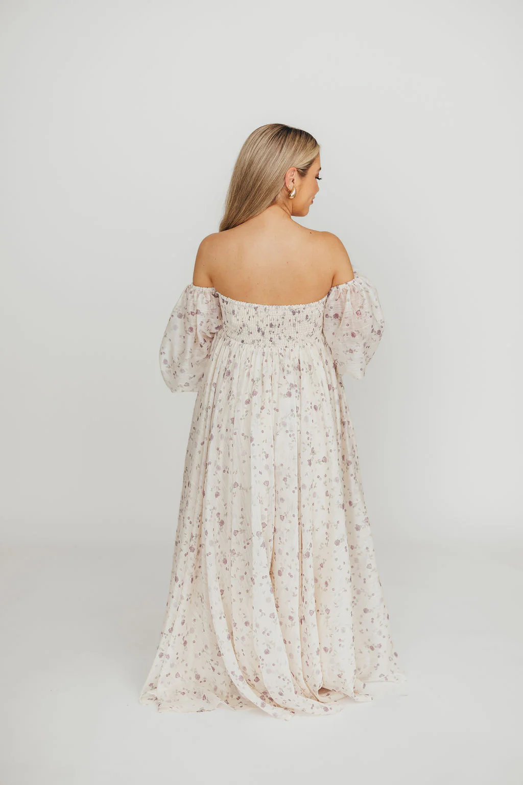 Dear Lily Maxi Dress in Lilac - Bump Friendly - Image 16