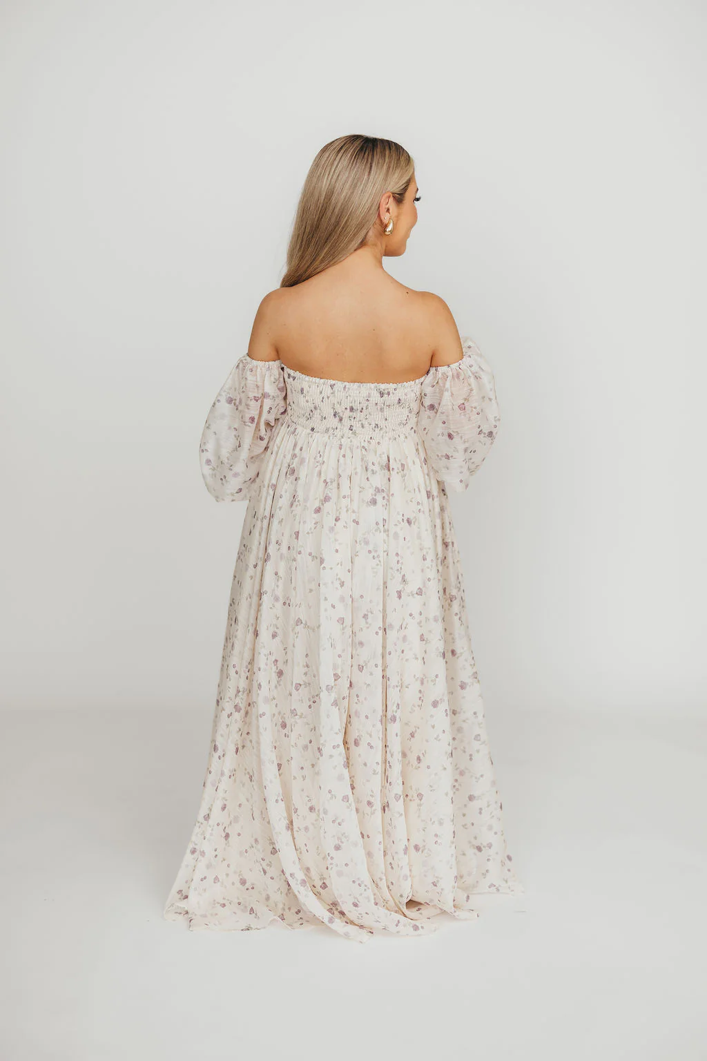 Dear Lily Maxi Dress in Lilac - Bump Friendly - Image 17