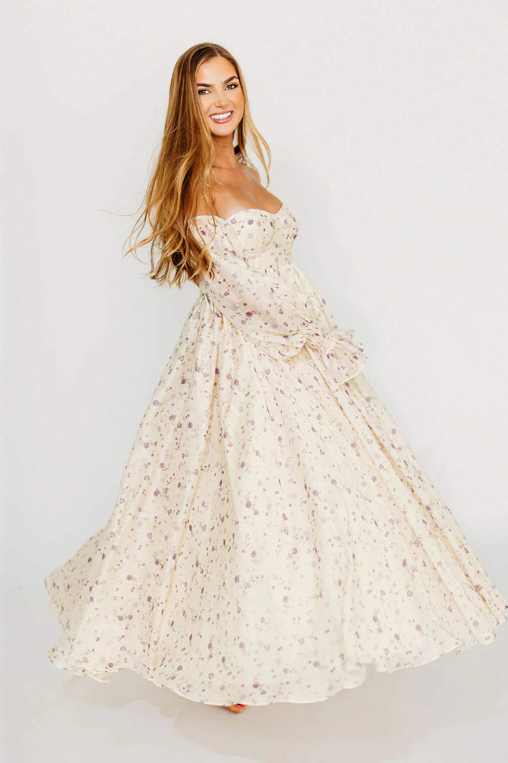 Dear Lily Maxi Dress in Lilac - Bump Friendly - Image 19