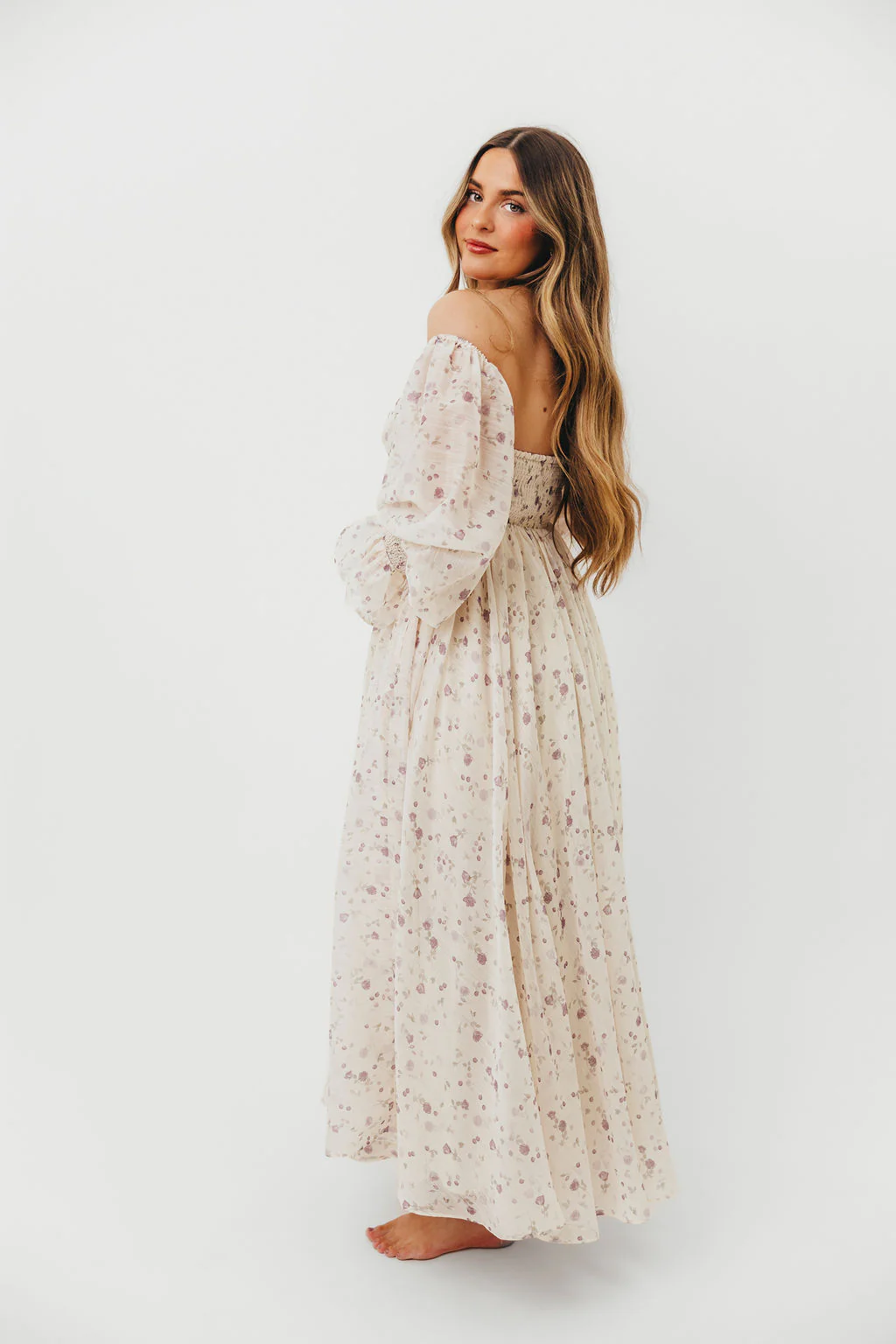 Dear Lily Maxi Dress in Lilac - Bump Friendly - Image 22