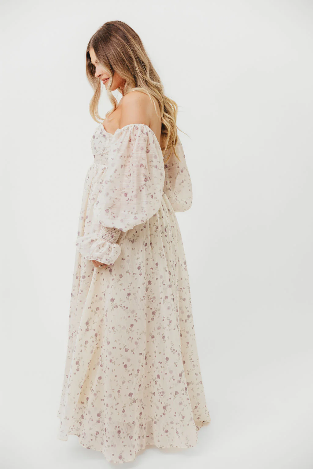 Dear Lily Maxi Dress in Lilac - Bump Friendly - Image 25