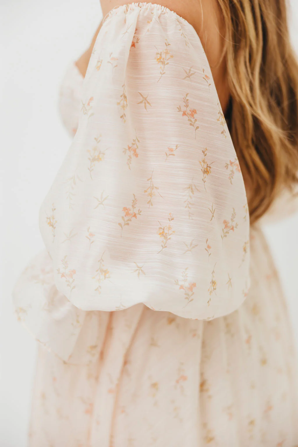 Delilah Maxi Dress with Train in Peach - Bump Friendly (XS-3XL) - Image 44