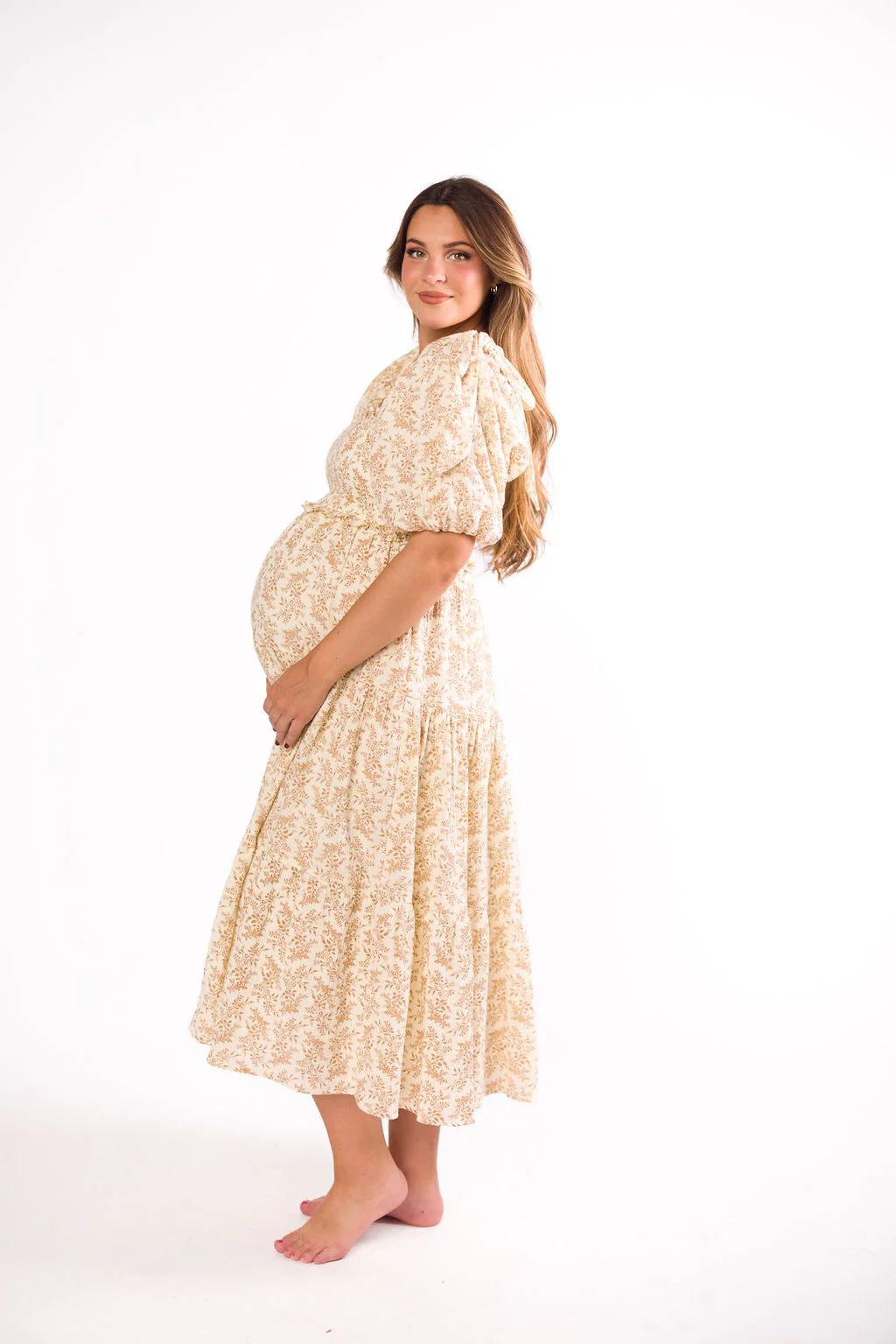 Elena Toile Print Midi Dress - Image 14