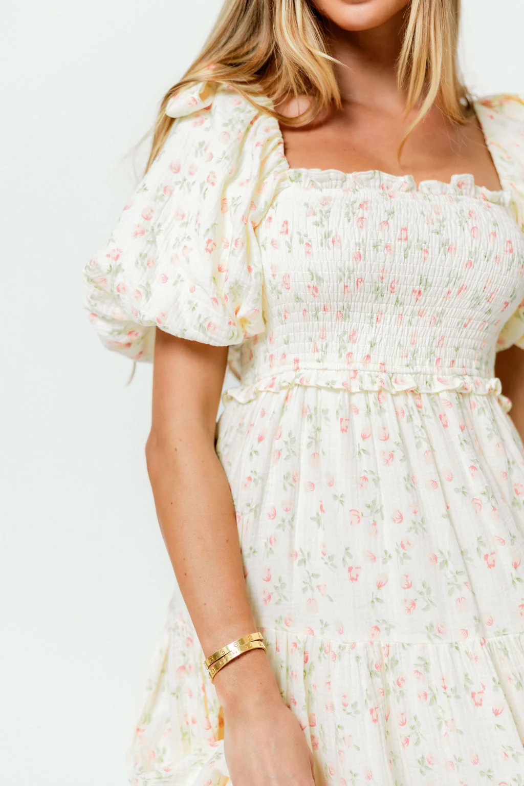 Elena 100% Cotton Midi Dress in Pink Tulip - Bump Friendly & Inclusive Sizing - Image 7