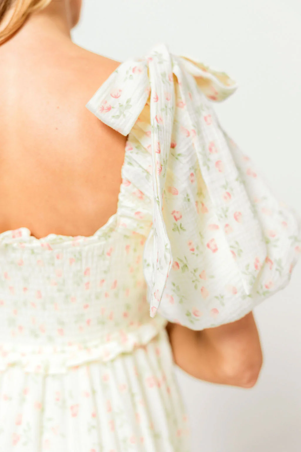 Elena 100% Cotton Midi Dress in Pink Tulip - Bump Friendly & Inclusive Sizing - Image 9
