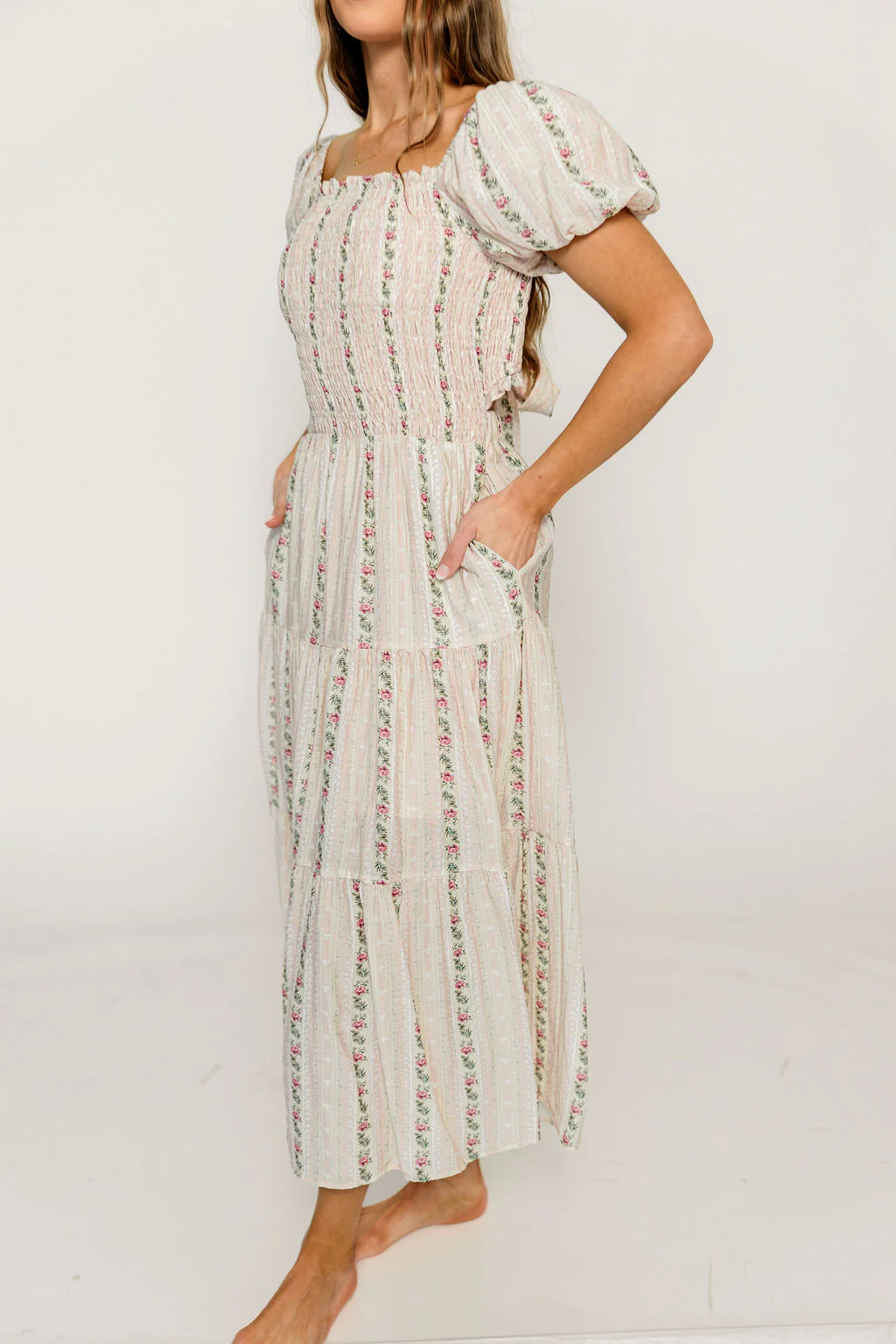 Kallie Maxi Dress in Garden Rose - Image 10