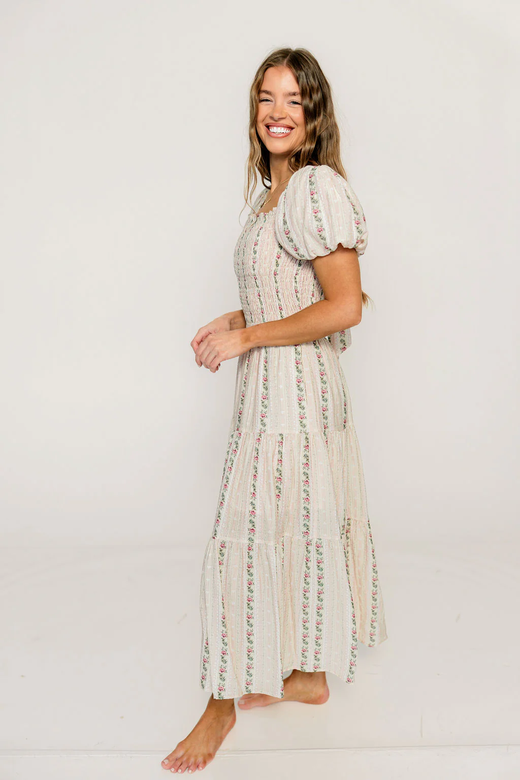 Kallie Maxi Dress in Garden Rose - Image 4