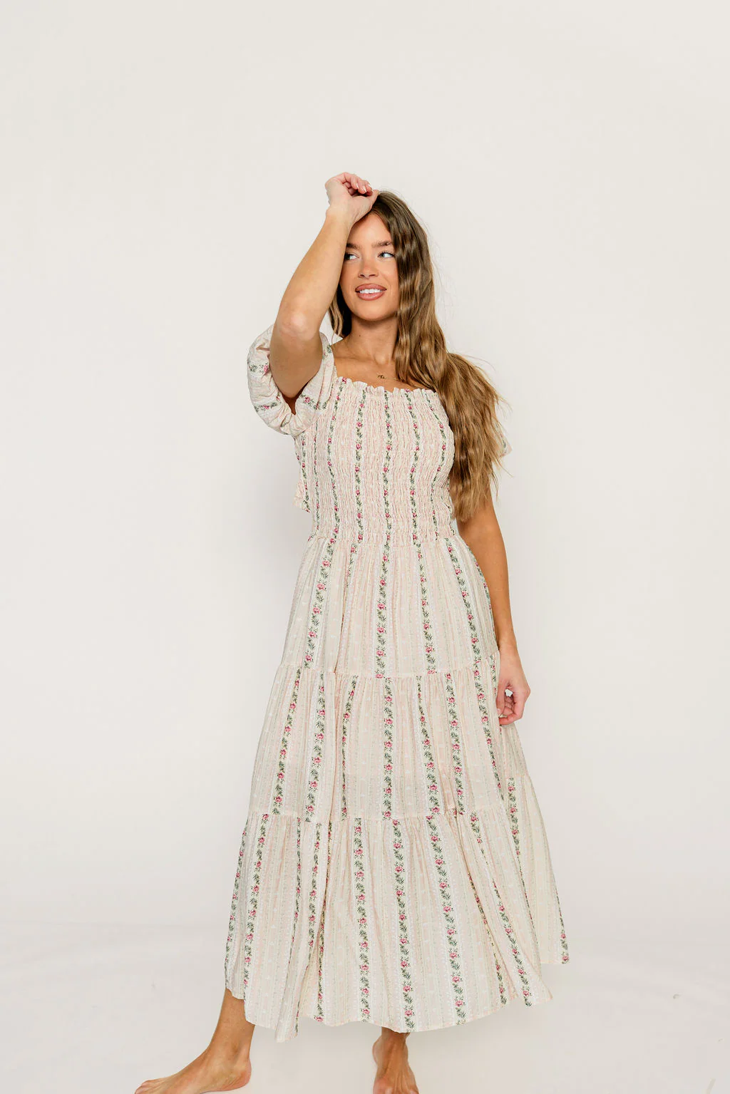 Kallie Maxi Dress in Garden Rose - Image 6