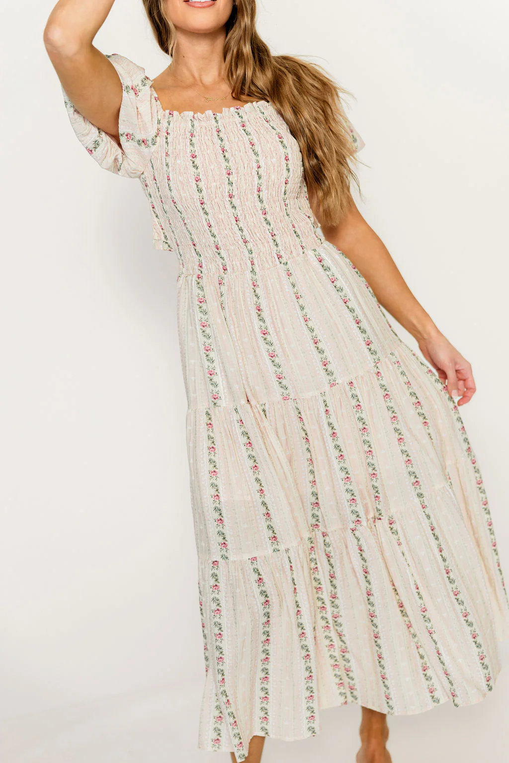 Kallie Maxi Dress in Garden Rose - Image 7