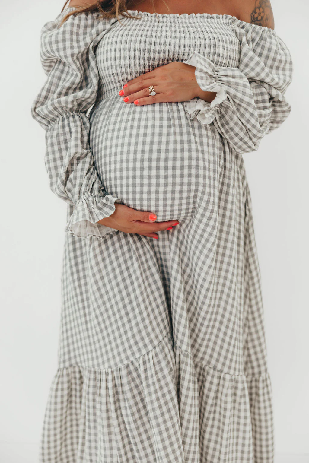 Emerson Maxi Dress in Gray - Image 10