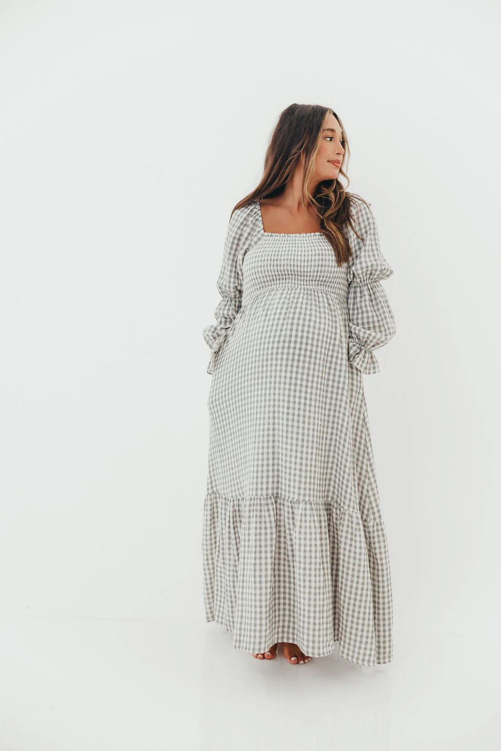 Emerson Maxi Dress in Gray - Image 7