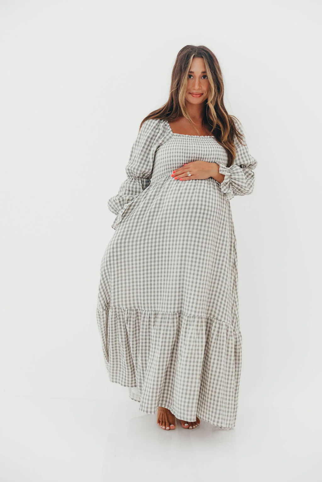 Emerson Maxi Dress in Gray - Image 8