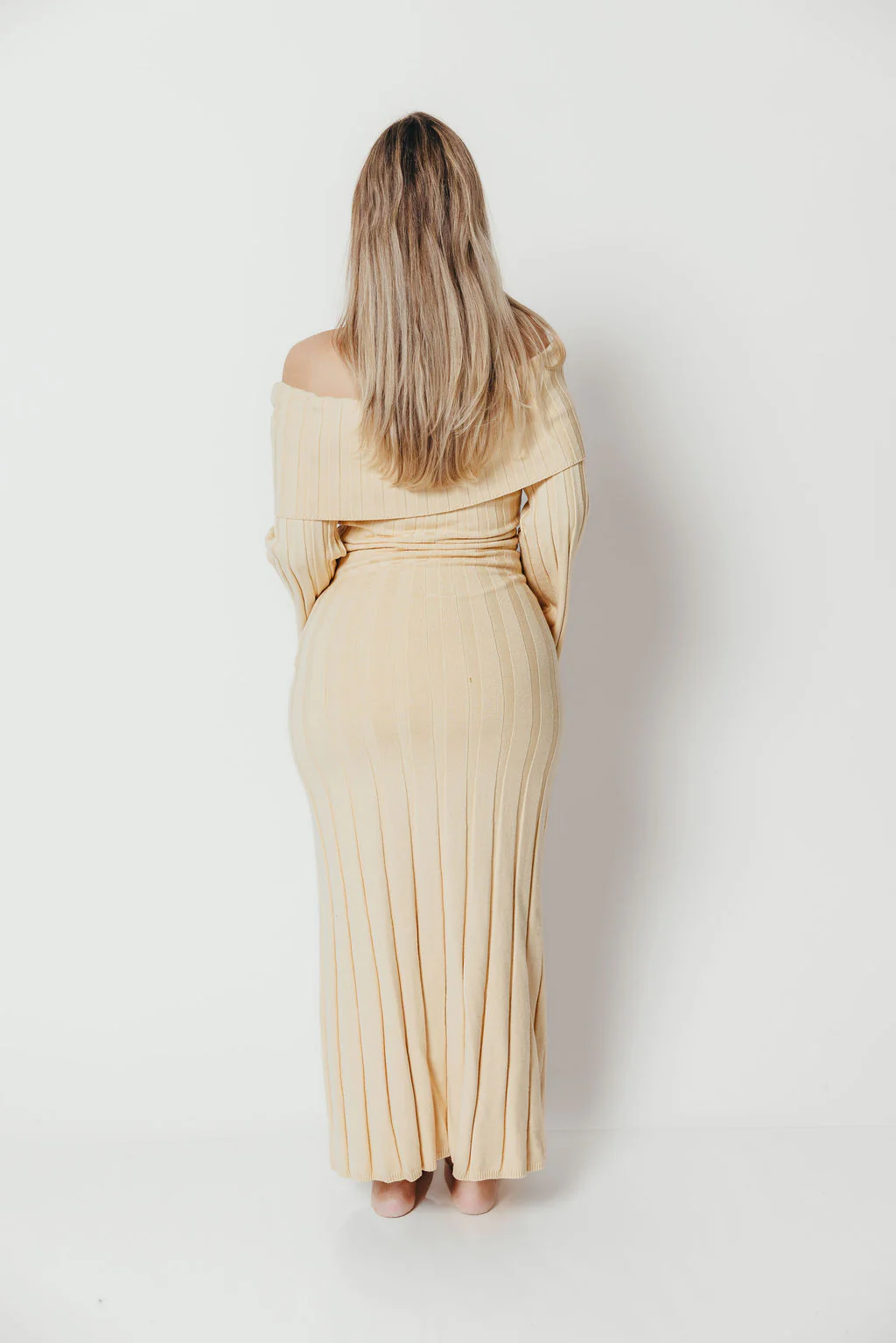 Evella Maxi Dress in Butter Yellow - Bump Friendly & Inclusive Sizing - Image 13