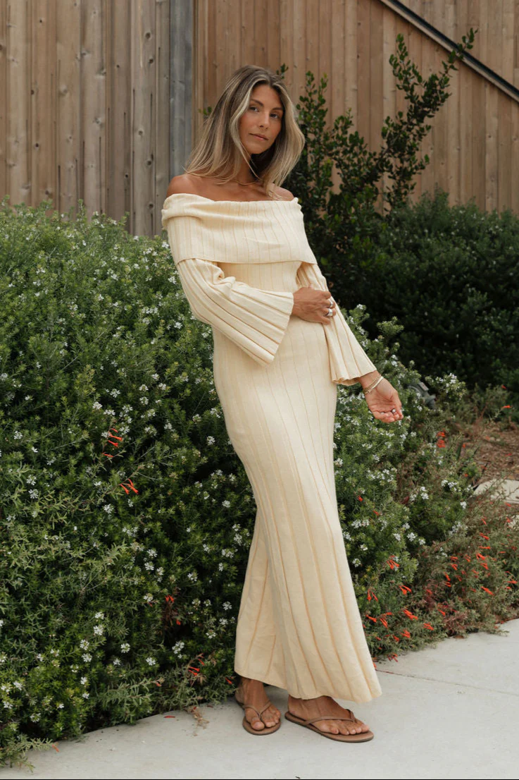 Evella Maxi Dress in Butter Yellow - Bump Friendly & Inclusive Sizing - Image 5