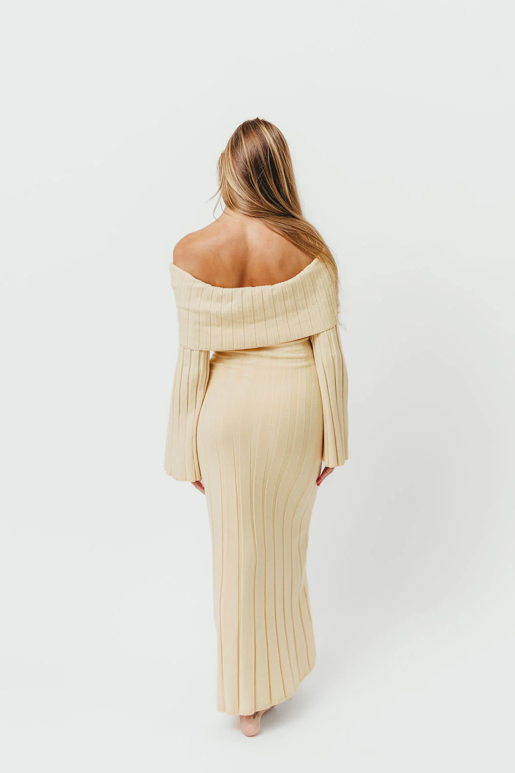Evella Maxi Dress in Butter Yellow - Bump Friendly & Inclusive Sizing - Image 9