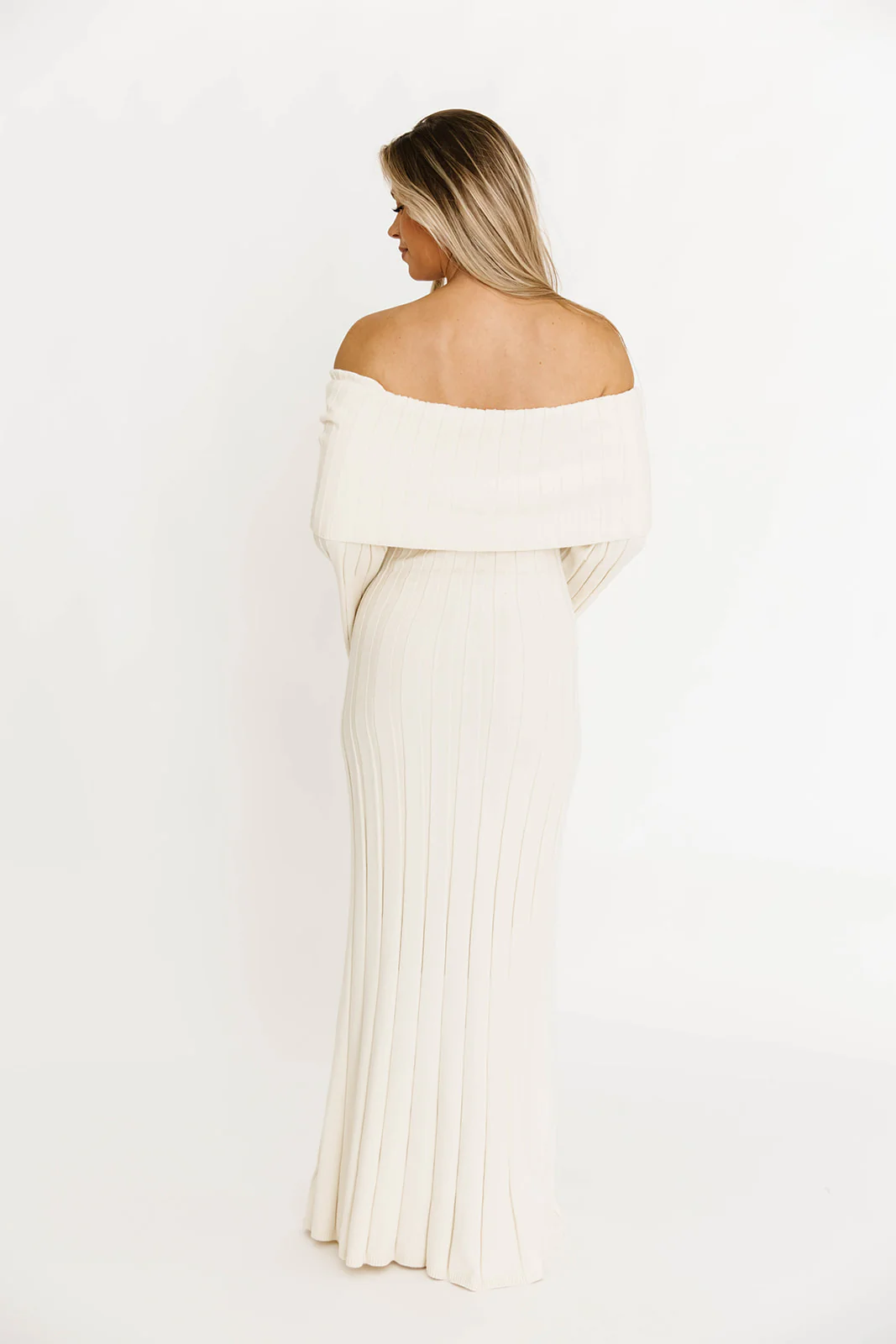 Evella Maxi Dress in Cream - Bump Friendly & Inclusive Sizing - Image 10