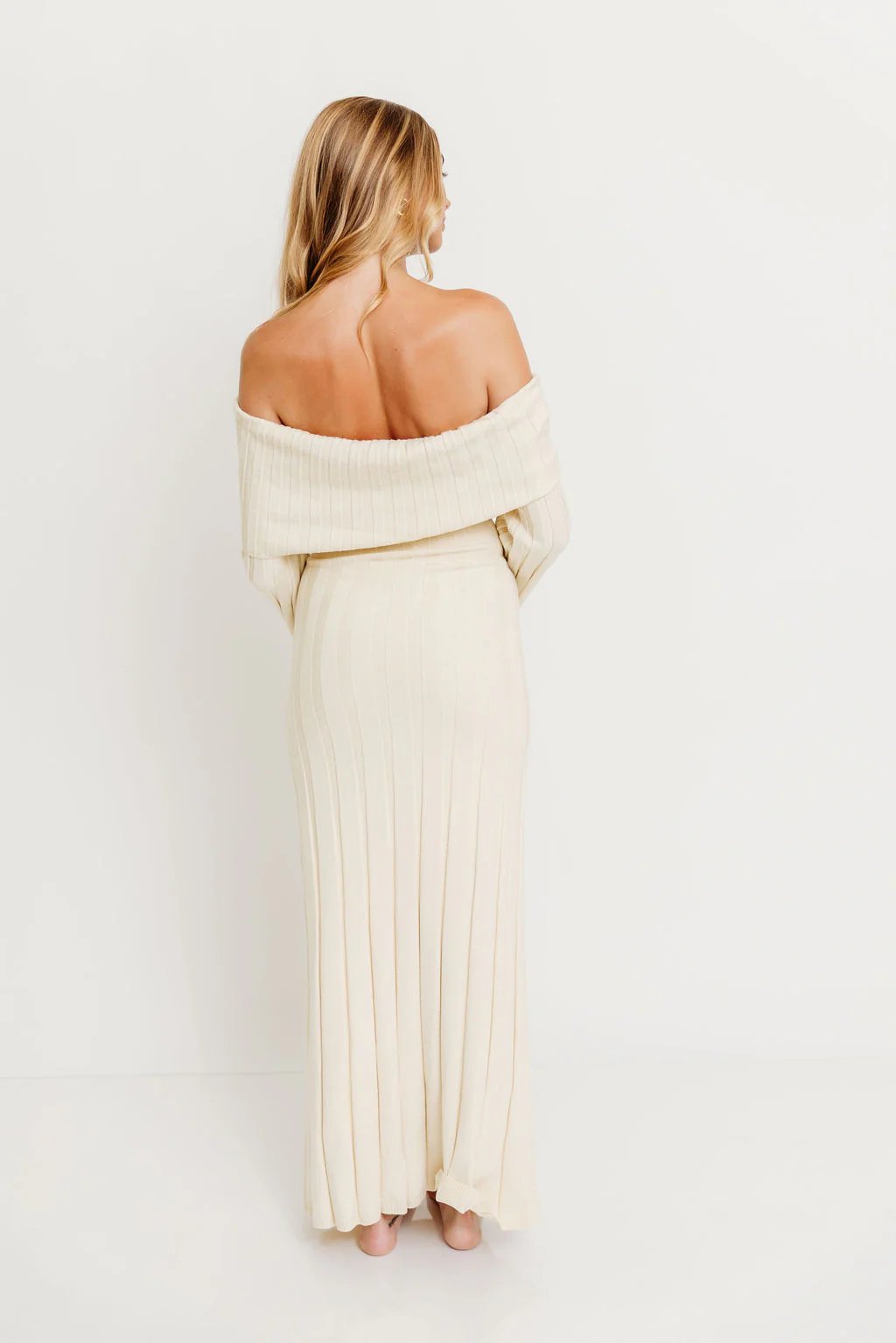 Evella Maxi Dress in Cream - Bump Friendly & Inclusive Sizing - Image 12