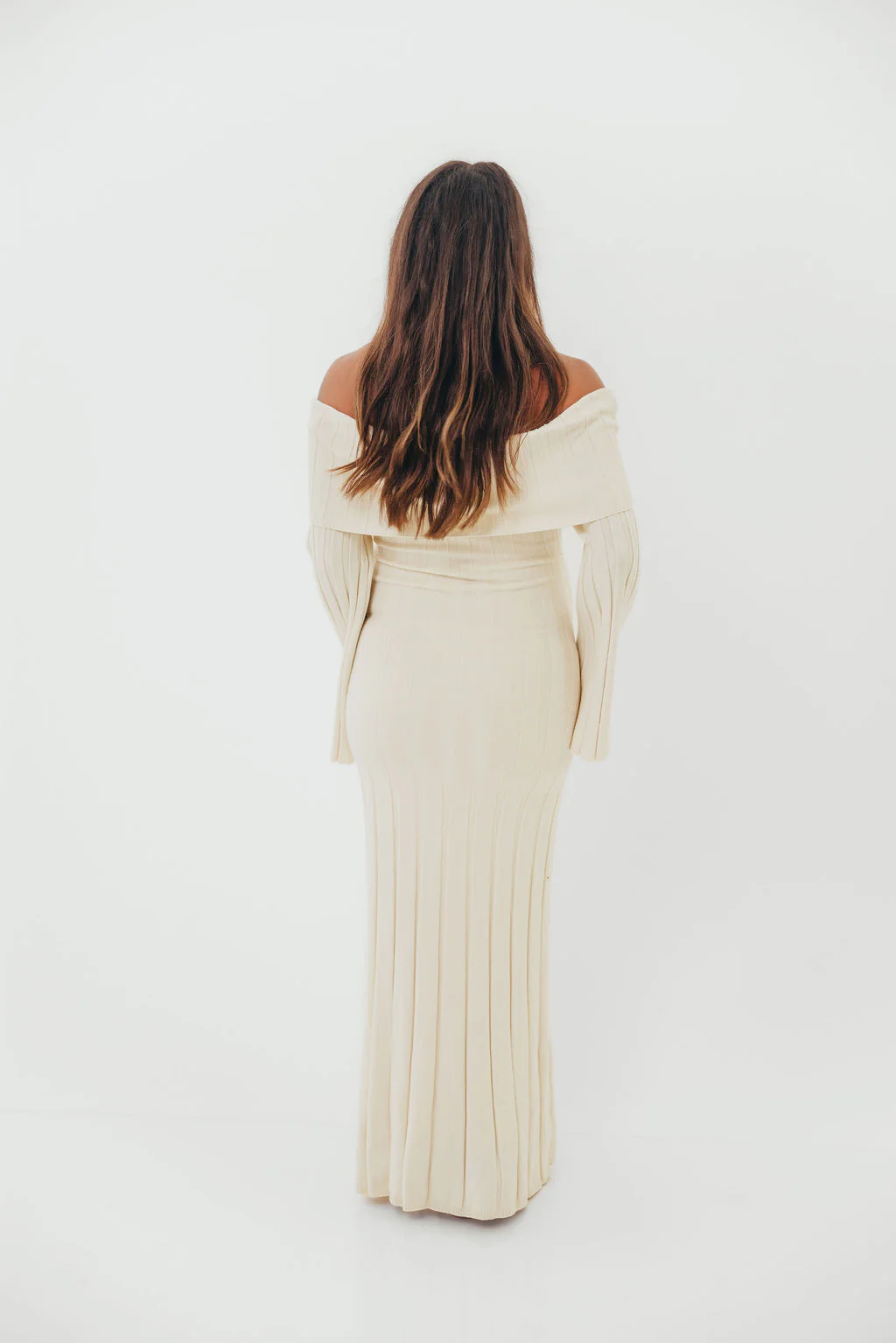 Evella Maxi Dress in Cream - Bump Friendly & Inclusive Sizing - Image 22