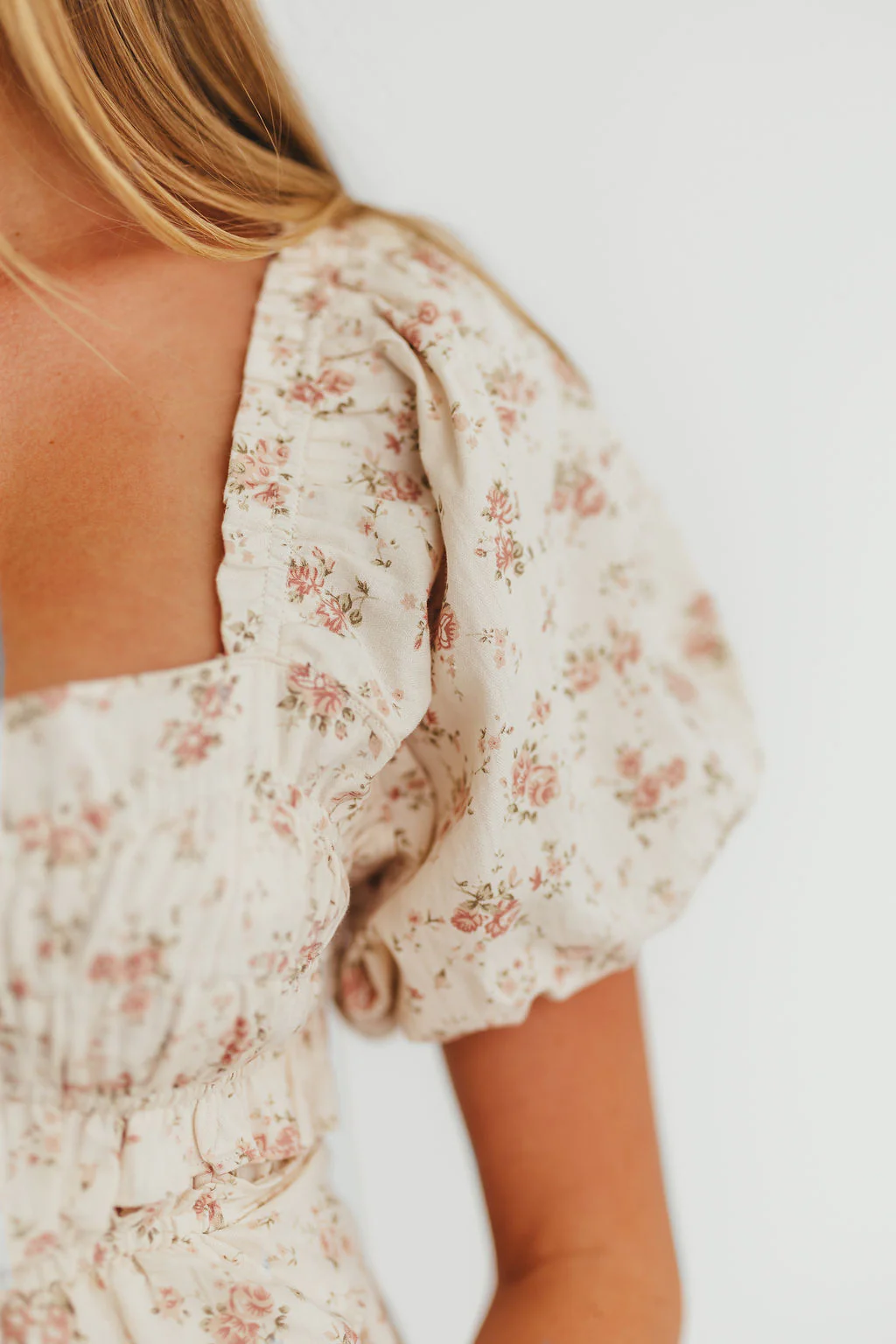 Finley 100% Cotton Peplum Midi Dress in Petal Pink - Bump & Nursing Friendly - Image 10