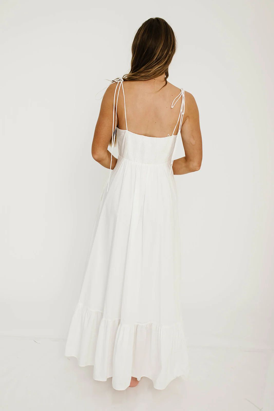 Florence Midi Dress in Off White - Image 9