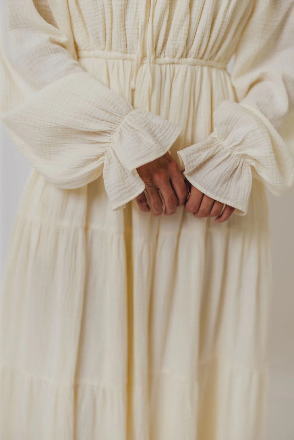 Golden Hour 100% Cotton Maxi Dress in Cream - Bump Friendly *6/9 PRE-ORDER* - Image 14