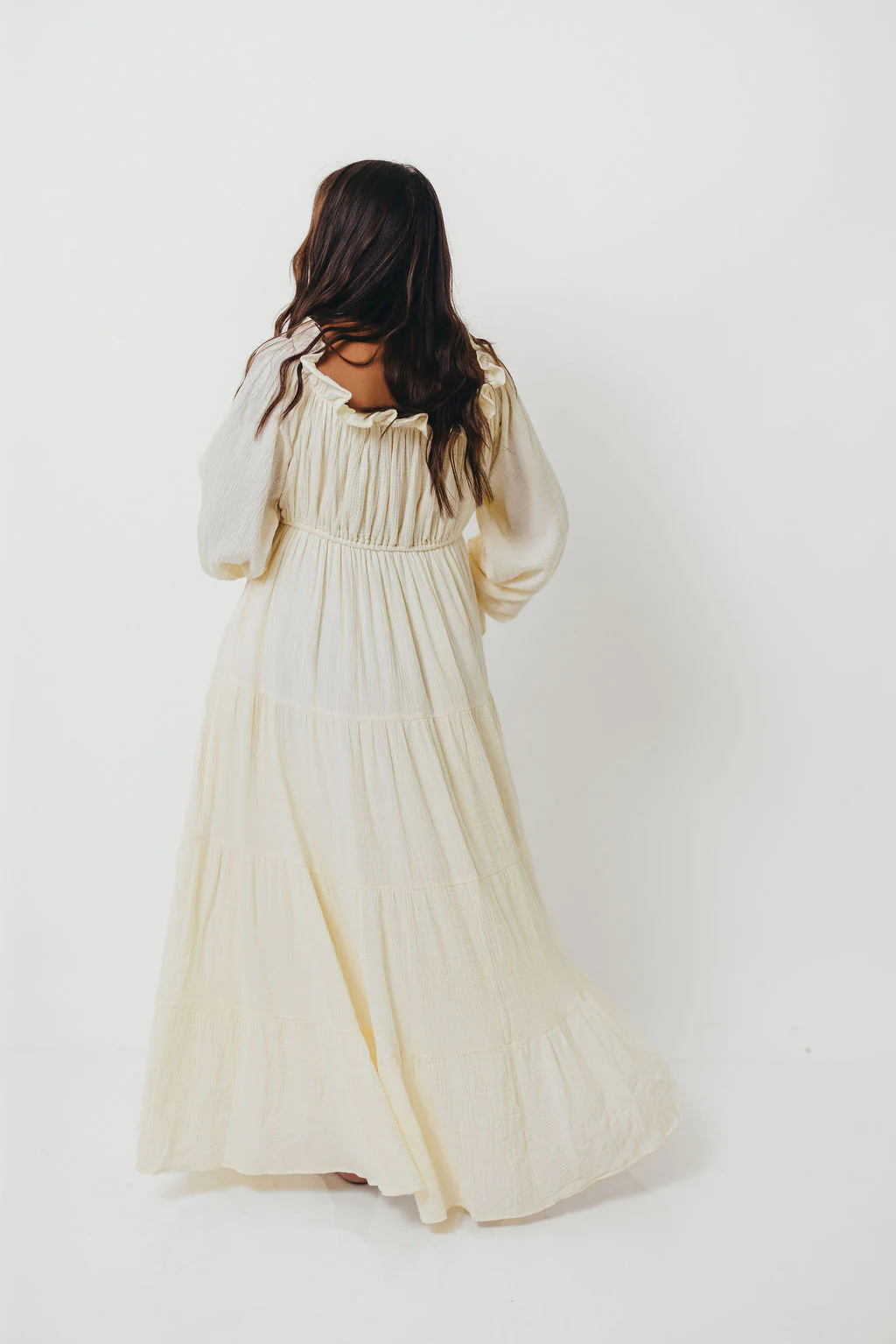 Golden Hour 100% Cotton Maxi Dress in Cream - Bump Friendly *6/9 PRE-ORDER* - Image 15