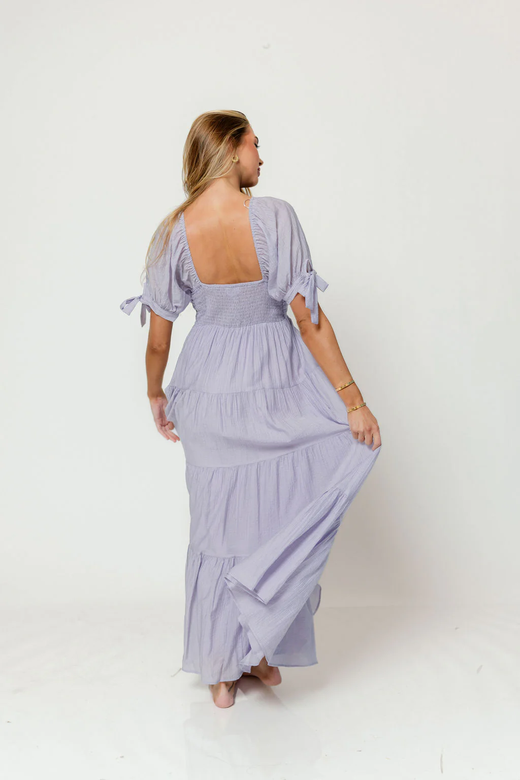 Grayson Maxi Dress in Lavender - Bump Friendly - Image 10