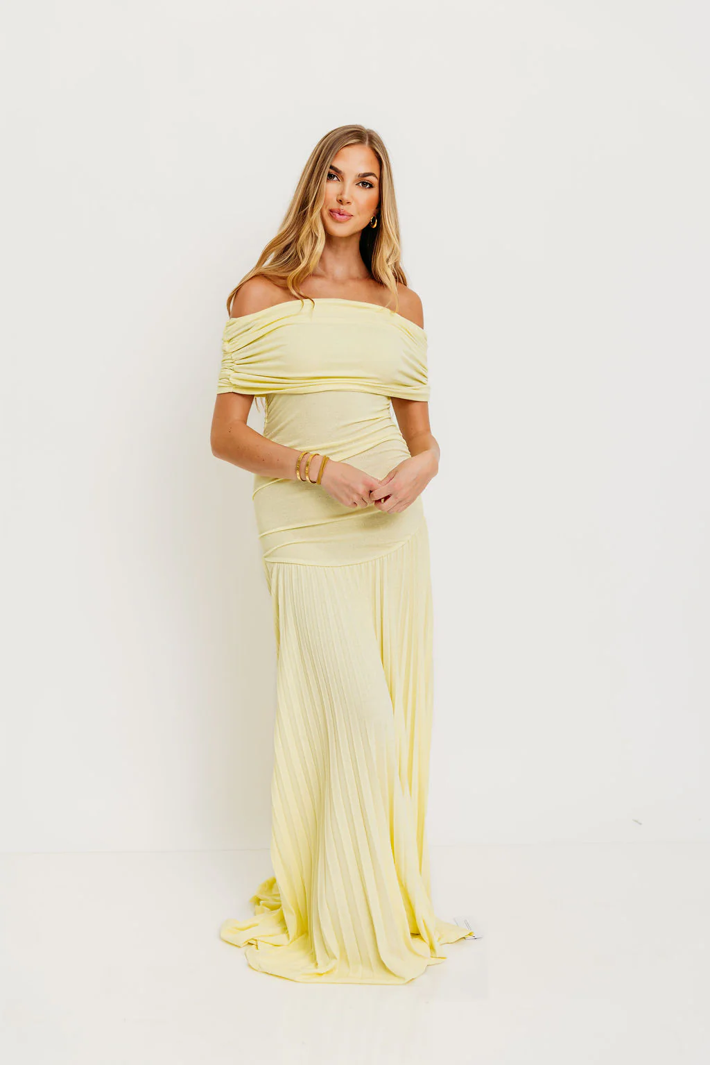 Halo Maxi Dress in Buttercream *Final Sale* - Image 3