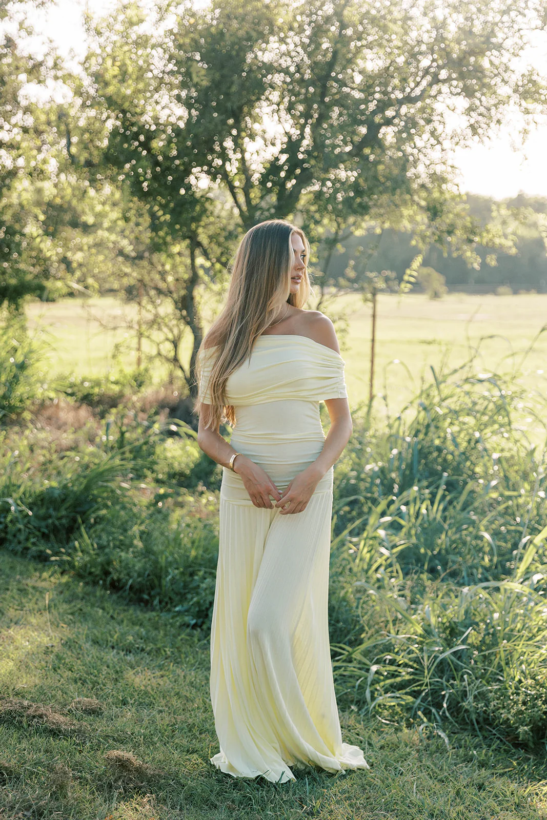 Halo Maxi Dress in Buttercream *Final Sale* - Image 4