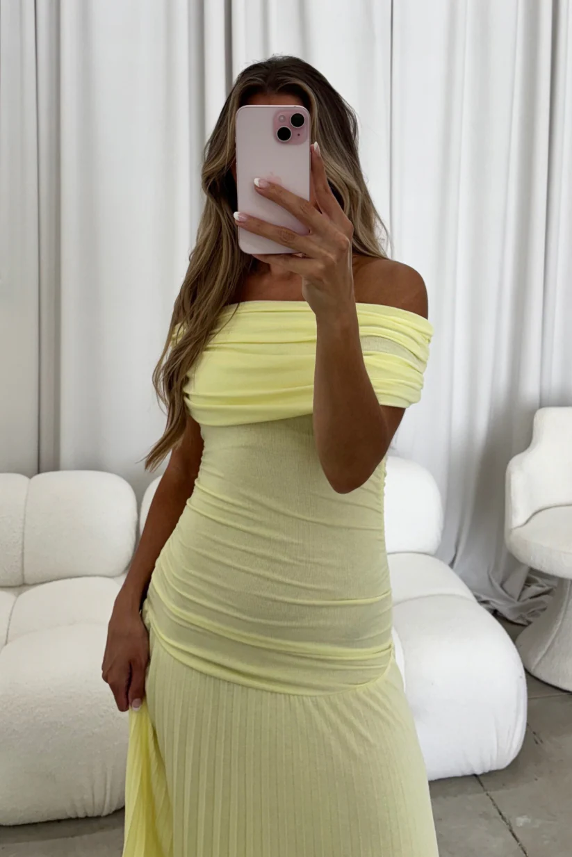 Halo Maxi Dress in Buttercream *Final Sale* - Image 9