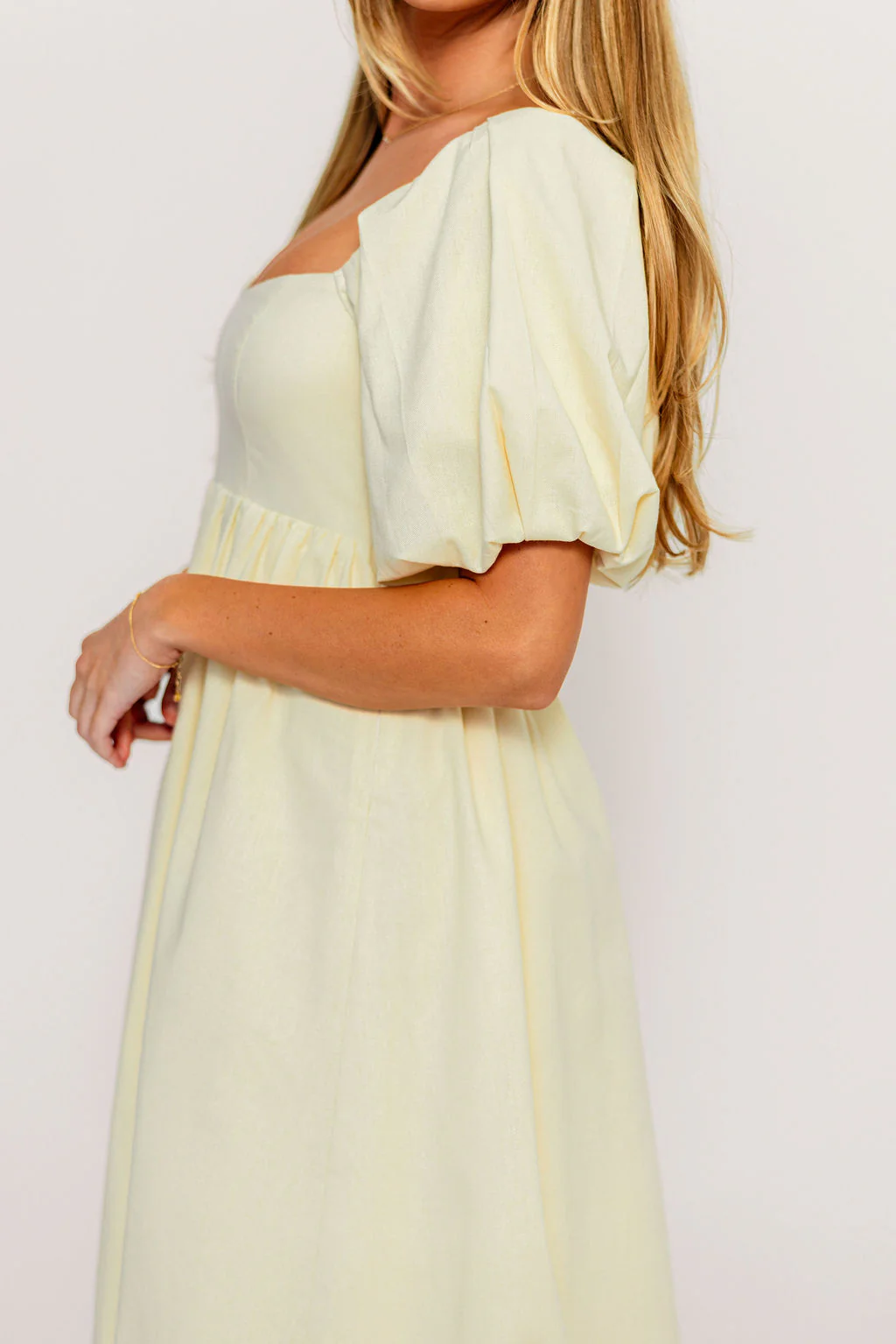 Hamilton Midi Dress in Butter - Bump Friendly (S-XL) - Image 17