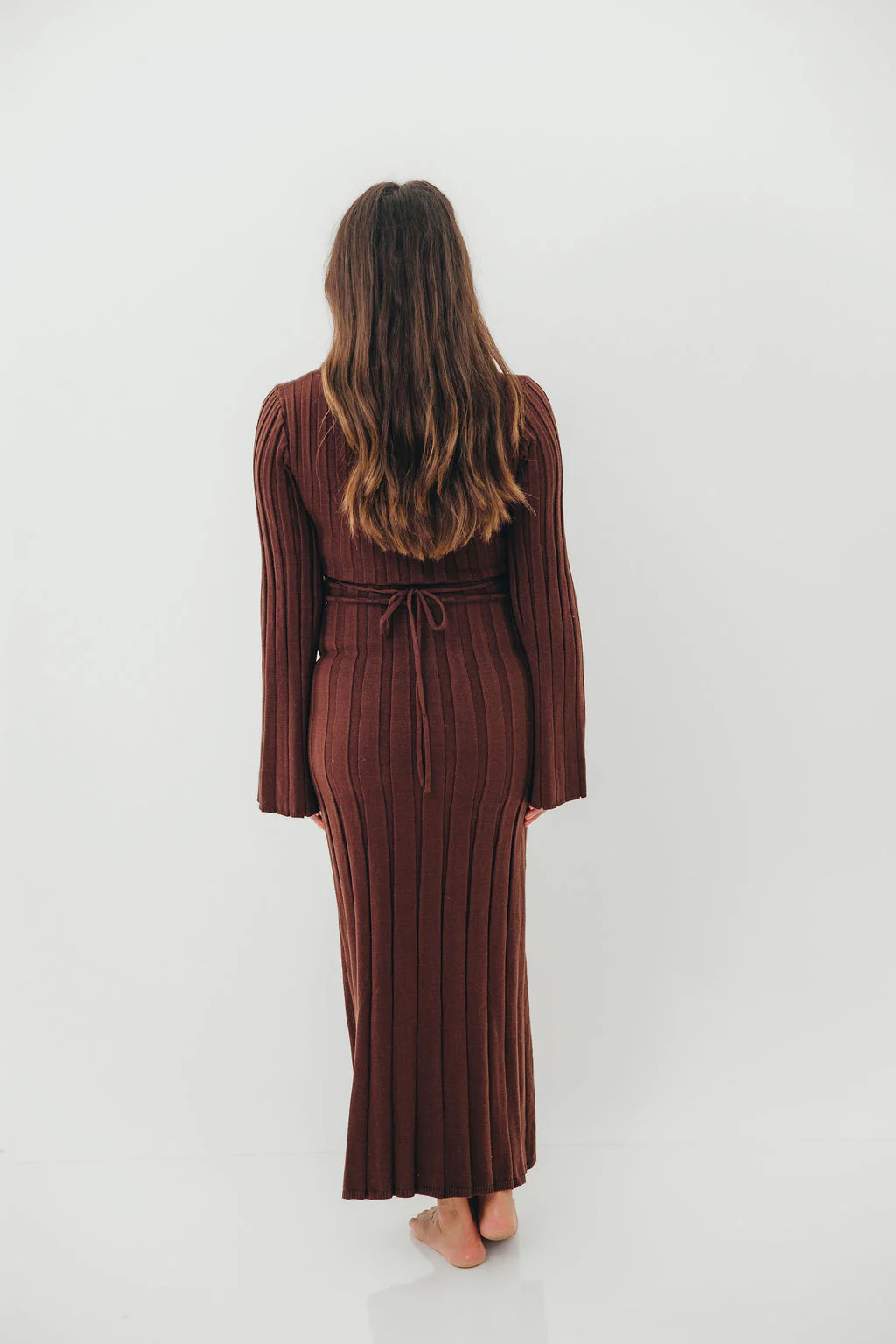 Hearth V-Neck Maxi Dress in Brown - Bump Friendly *Final Sale* - Image 13