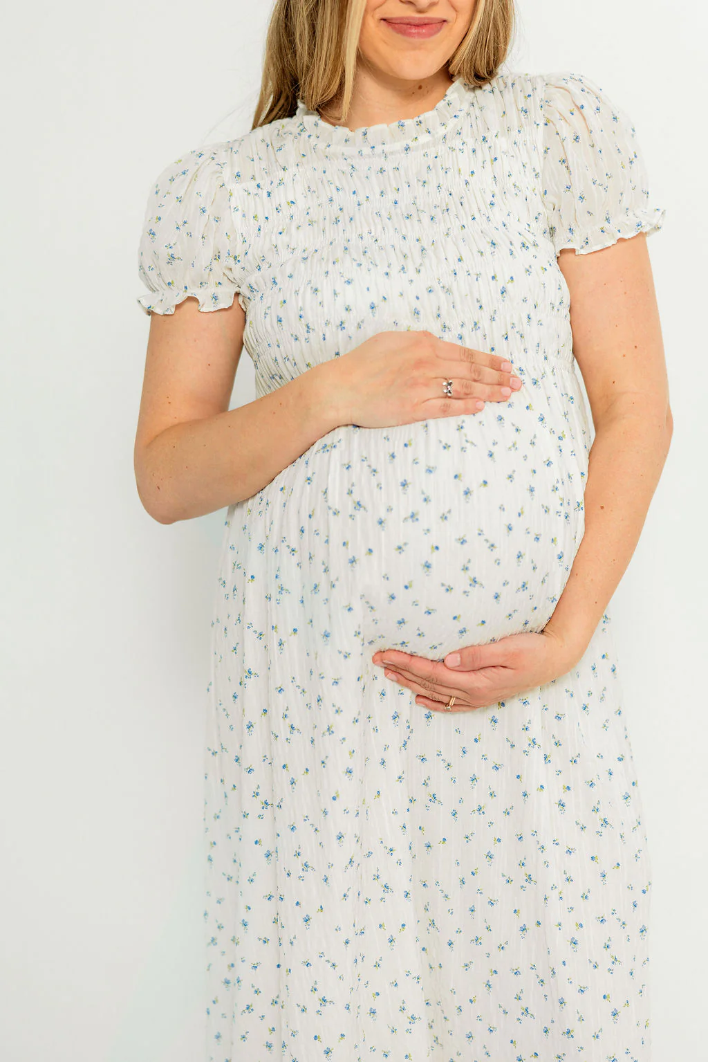 Hearthstone Maxi Dress in Off-White - Bump Friendly - Image 19