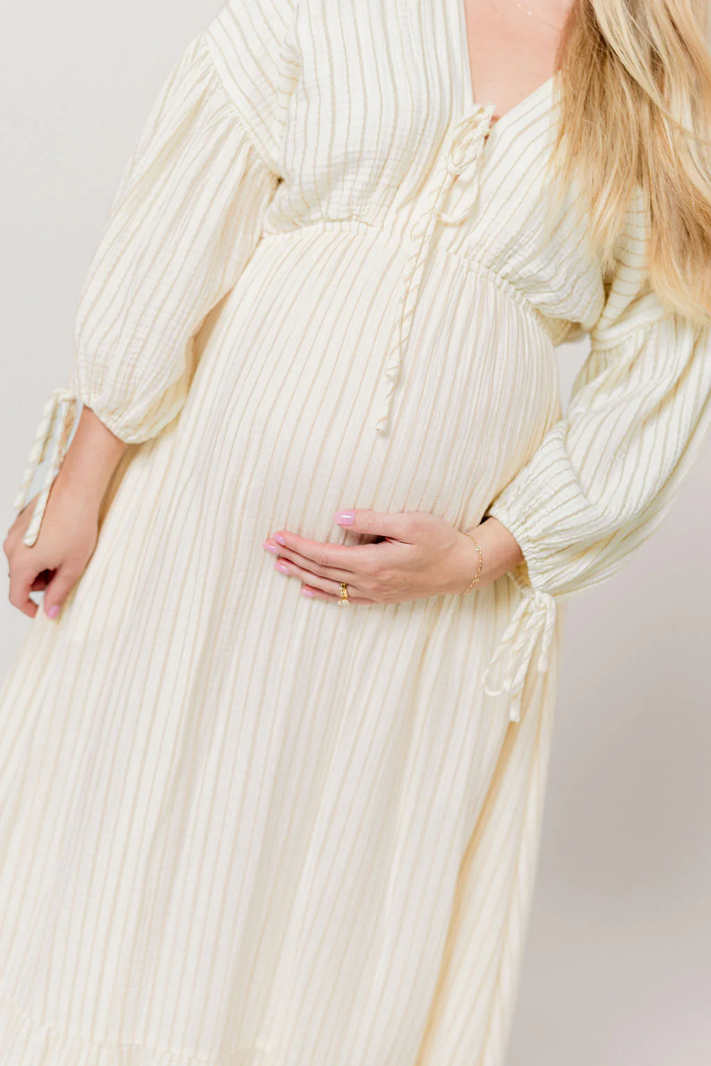 Hunter 100% Cotton Midi Dress in Off-White - Bump Friendly & Inclusive Sizing *5/29 PRE-ORDER* - Image 15
