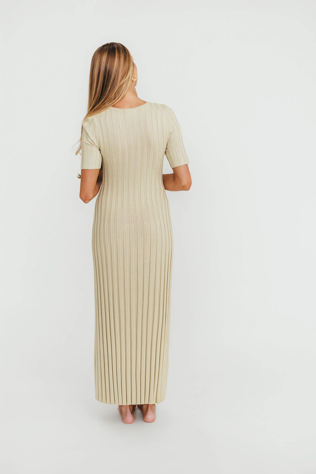 Oakley Ribbed Maxi Dress in Dusty Lime - Bump Friendly *Final-Sale* - Image 22