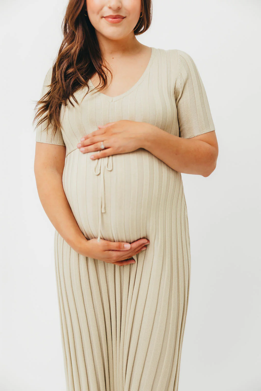 Oakley Ribbed Maxi Dress in Dusty Lime - Bump Friendly *Final-Sale* - Image 27