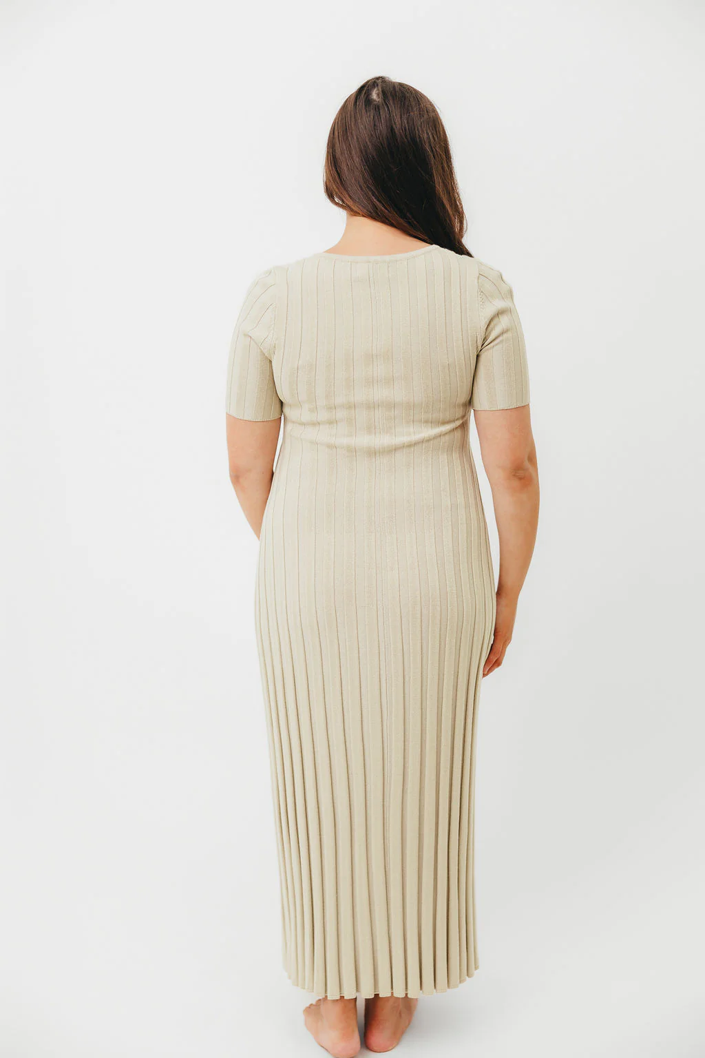 Oakley Ribbed Maxi Dress in Dusty Lime - Bump Friendly *Final-Sale* - Image 28