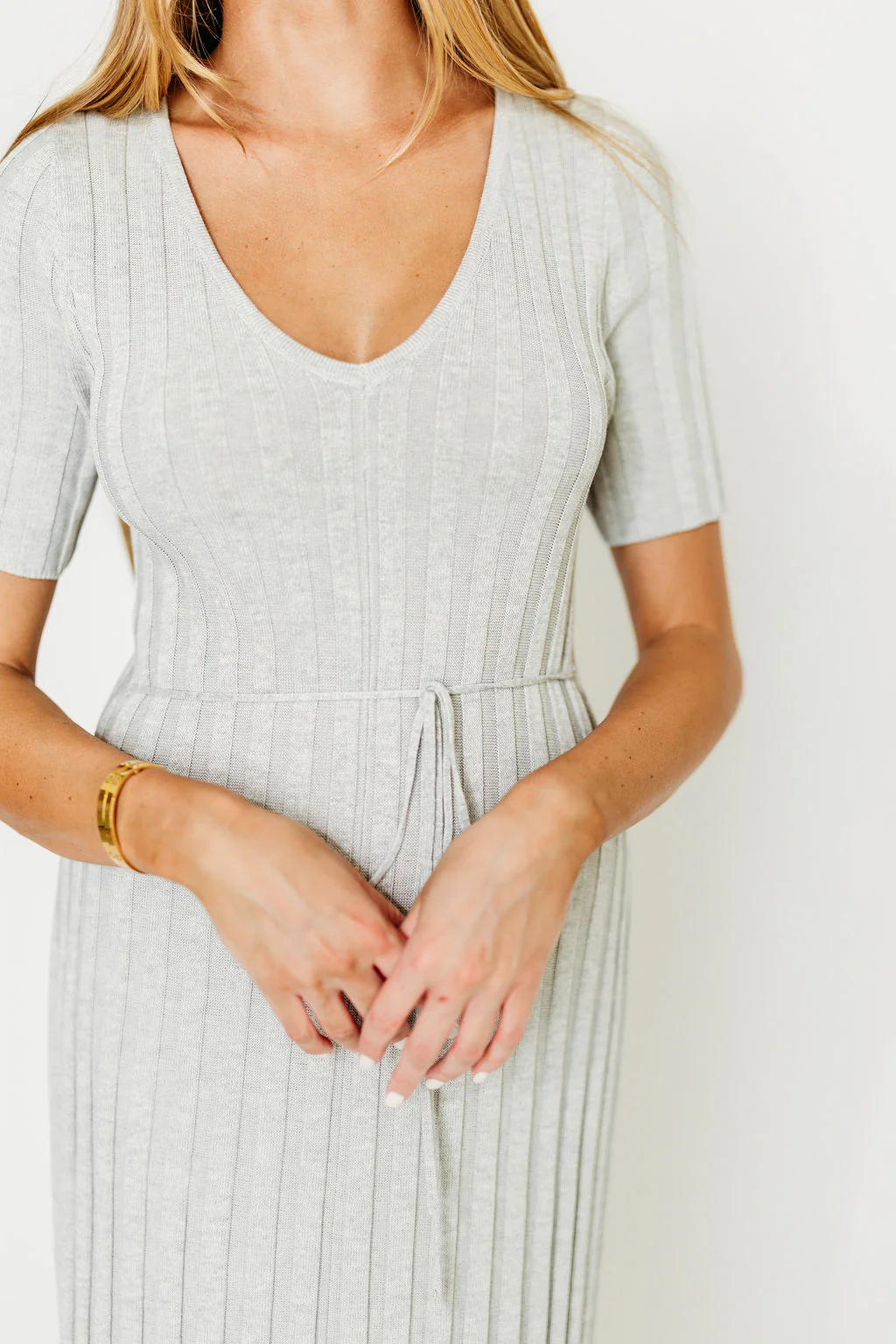 Oakley Ribbed Maxi Dress in Heather Grey -Bump Friendly *Final-Sale* - Image 16