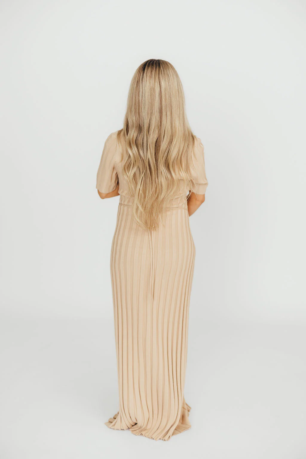 Oakley Ribbed Maxi Dress in Taupe - Bump Friendly *Final-Sale* *Final Sale* - Image 10