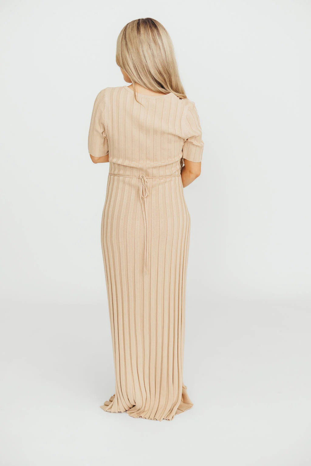 Oakley Ribbed Maxi Dress in Taupe - Bump Friendly *Final-Sale* *Final Sale* - Image 11