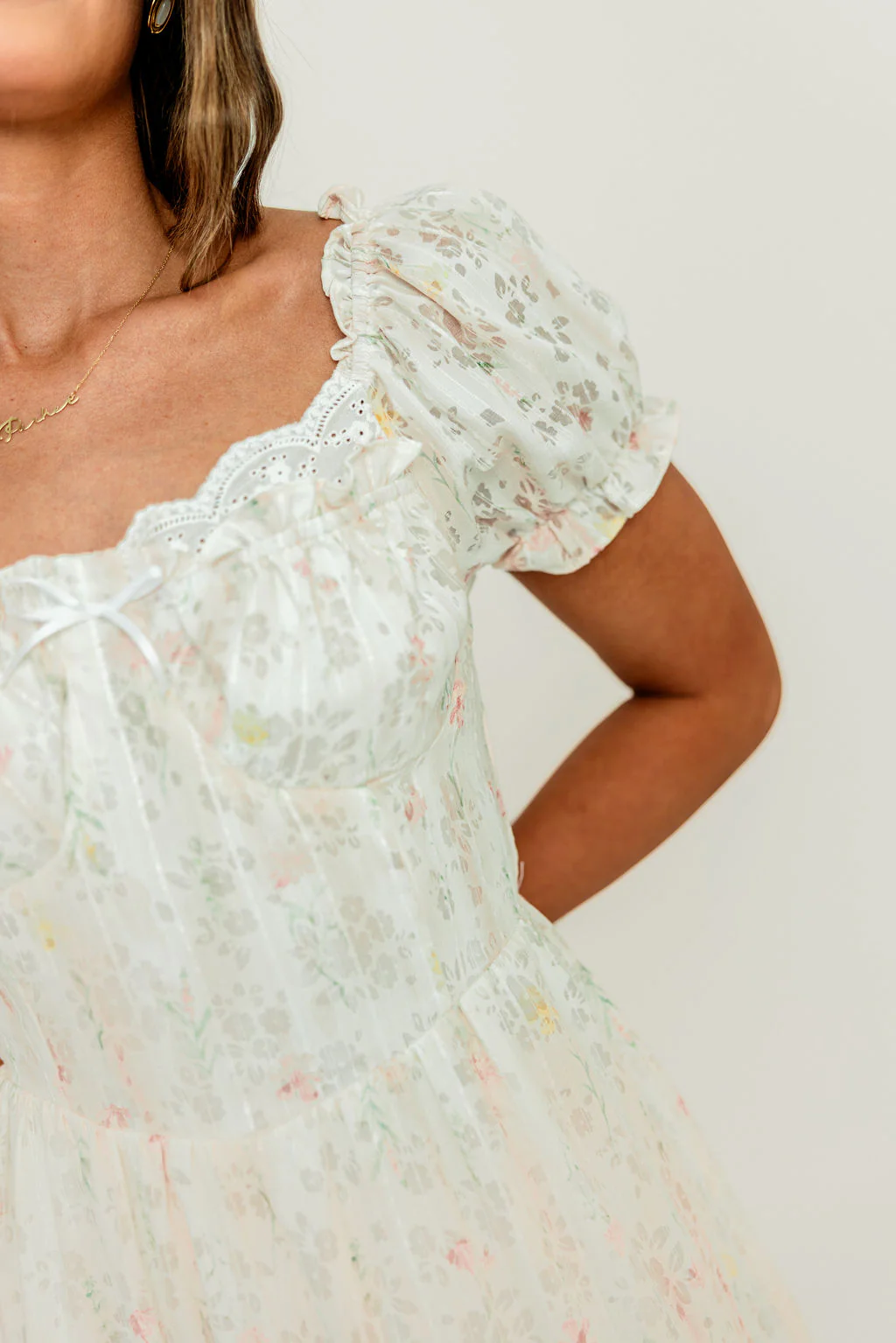 Kami Midi Dress in English Garden - Image 5