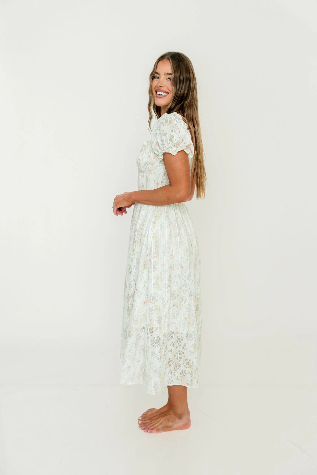 Kami Midi Dress in English Garden - Image 9