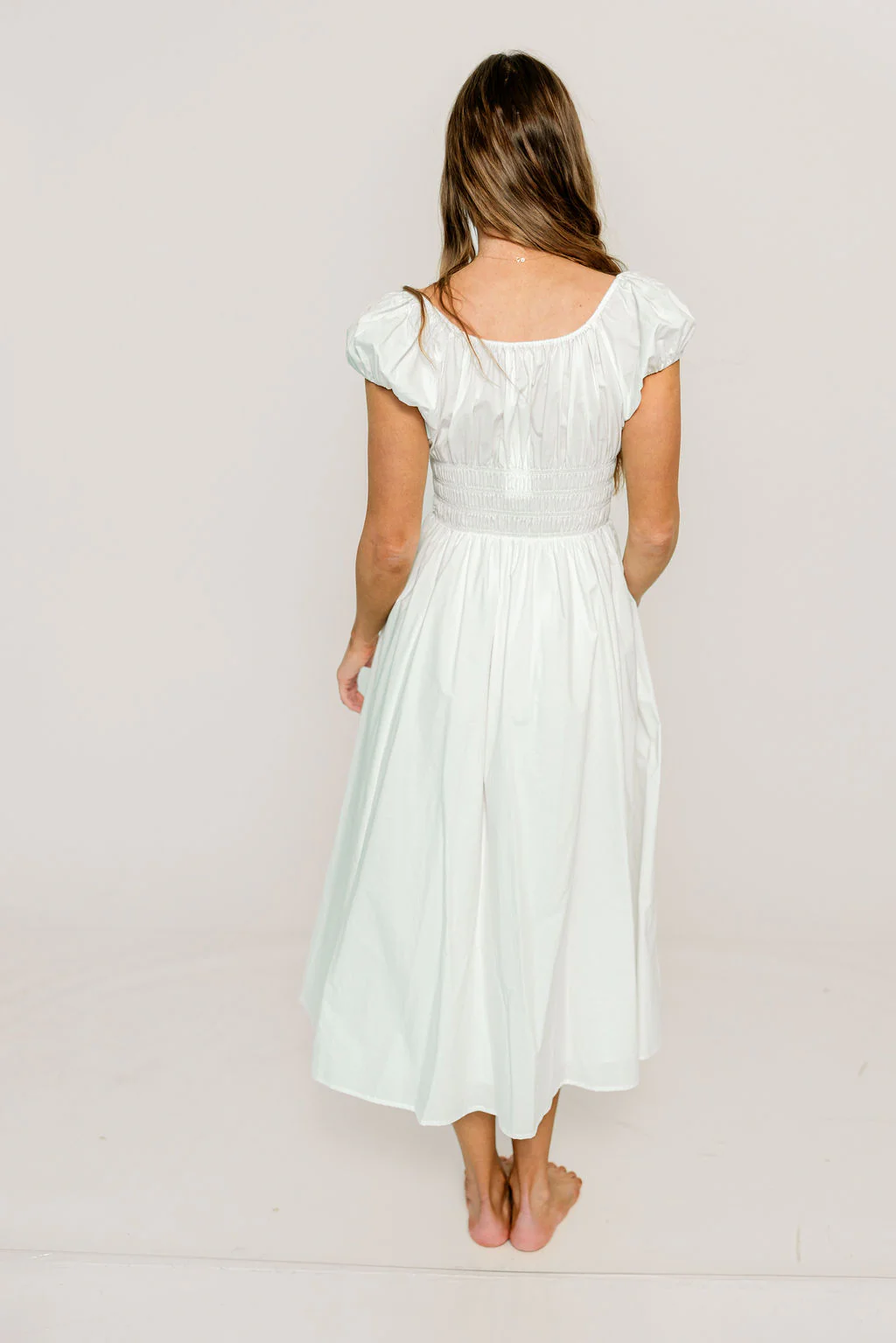 Kylie Maxi Dress in White - Image 3
