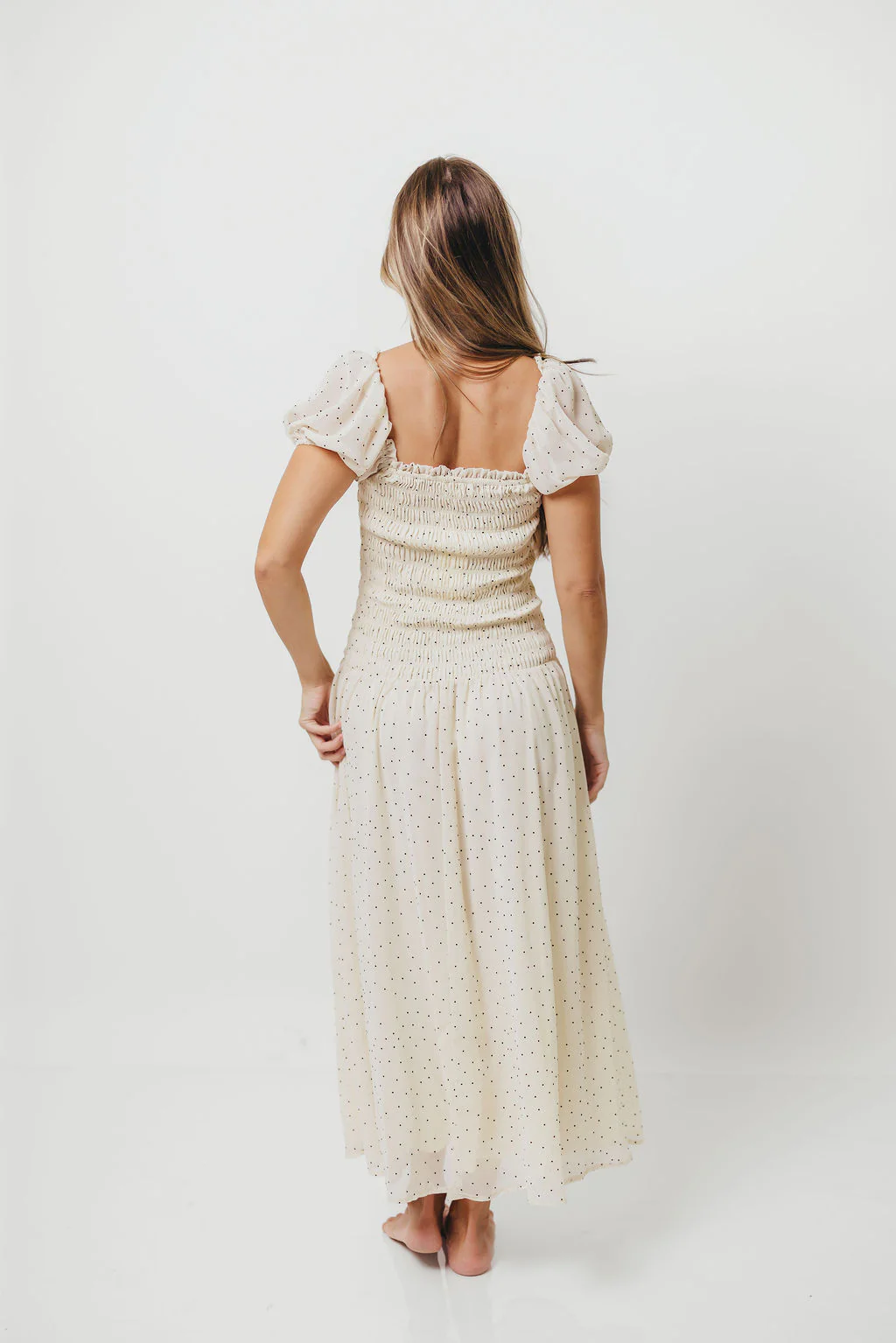June Bell Maxi Dress in Cream - Image 6