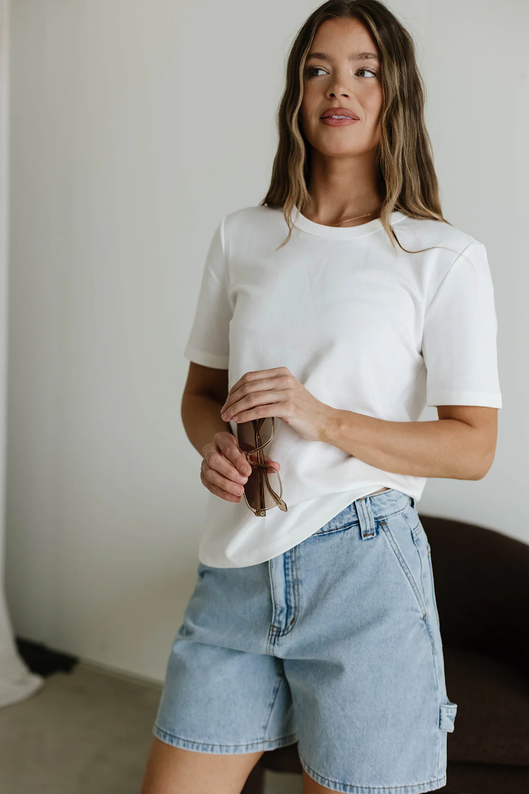 Libby Shorts in Denim - Image 4